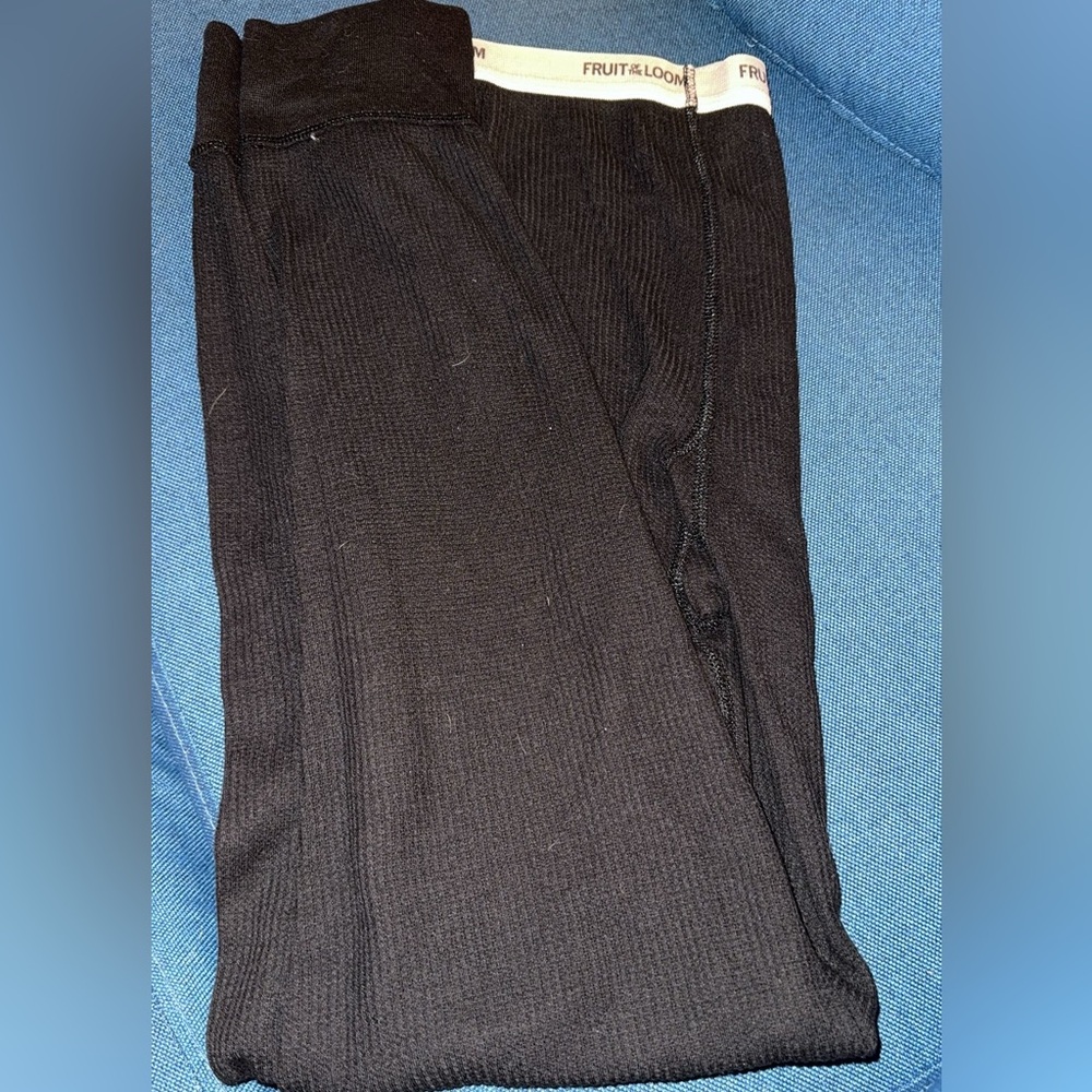 Men’s Black Fruit of the Looms Long John’s